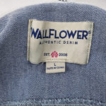 Wallflower-Jeans-Jacket-Size-Large-Juniors-Cotton-Striped-Sleeves-Sweatshirt-.jpg